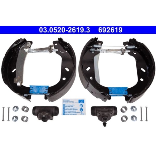 Bremsbackensatz ATE 03.0520-2619.3 Original ATE TopKit f&uuml;r, Hinterachse