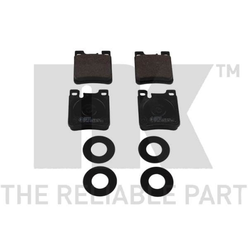 Bremsbelagsatz, Scheibenbremse NK 223323 f&uuml;r CHRYSLER MERCEDES-BENZ, Hinterachse