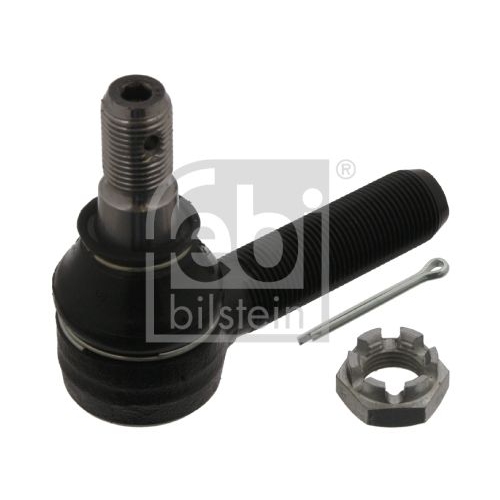 Febi Bilstein 12575 Spurstangenendst&uuml;ck mit Kronenmutter und Splint , 1 St&uuml;ck