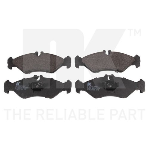 Bremsbelagsatz, Scheibenbremse NK 223328 f&uuml;r MERCEDES-BENZ VW, Hinterachse