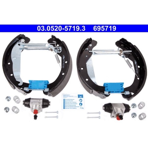 Bremsbackensatz ATE 03.0520-5719.3 Original ATE TopKit f&uuml;r, Hinterachse