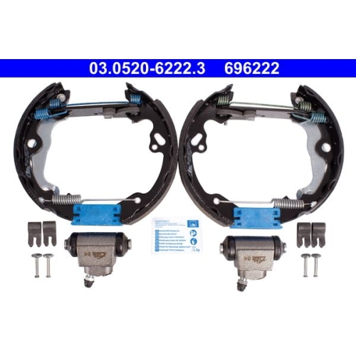 Bremsbackensatz ATE 03.0520-6222.3 Original ATE TopKit f&uuml;r, Hinterachse