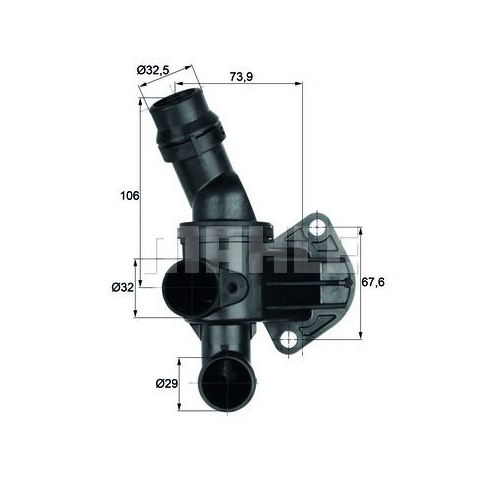 Thermostat, K&uuml;hlmittel MAHLE TI 6 80 f&uuml;r VAG