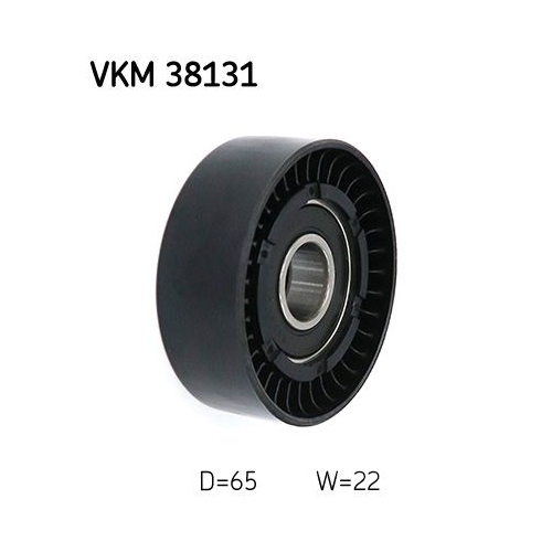 Umlenk-/F&uuml;hrungsrolle, Keilrippenriemen SKF VKM 38131 f&uuml;r MERCEDES-BENZ, rechts
