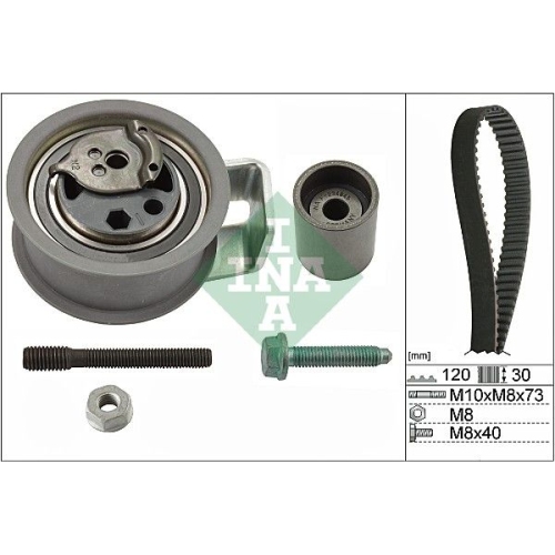 Zahnriemensatz INA 530 0091 10 f&uuml;r AUDI FORD SEAT SKODA VW