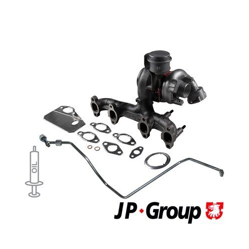 Lader, Aufladung JP GROUP 1117801210 JP GROUP f&uuml;r AUDI SEAT SKODA VW VAG