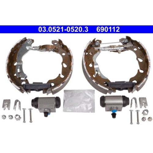 Bremsbackensatz ATE 03.0521-0520.3 Original ATE TopKit f&uuml;r, Hinterachse