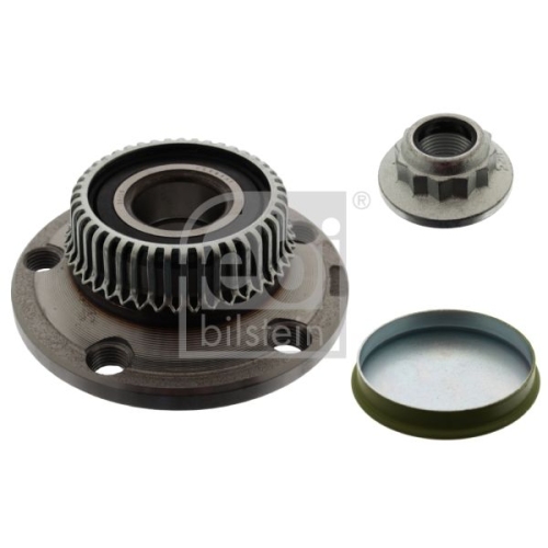 Febi Bilstein 24236 Radlagersatz mit Radnabe, Achsmutter und Staubkappe , 1 St&uuml;ck