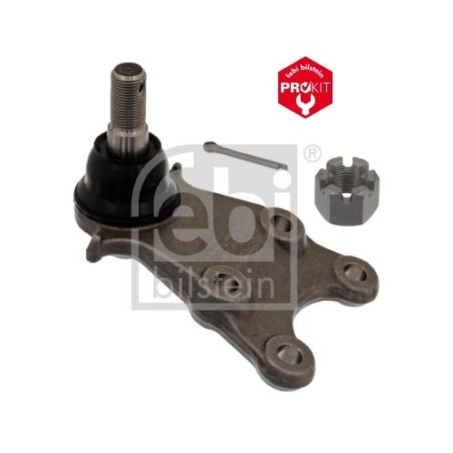Febi Bilstein 43327 Traggelenk mit Kronenmutter und Splint , 1 St&uuml;ck