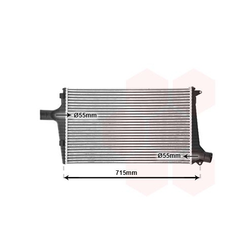 Ladeluftk&uuml;hler VAN WEZEL 03004136 f&uuml;r AUDI