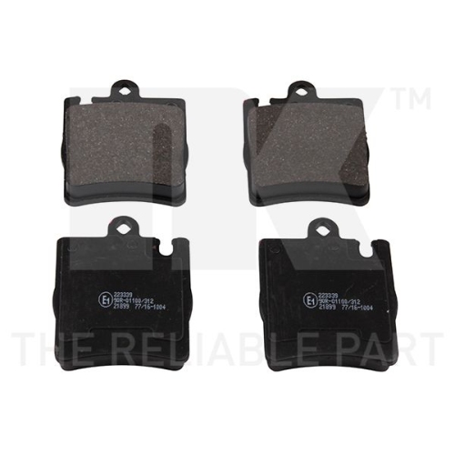 Bremsbelagsatz, Scheibenbremse NK 223339 f&uuml;r MERCEDES-BENZ, Hinterachse