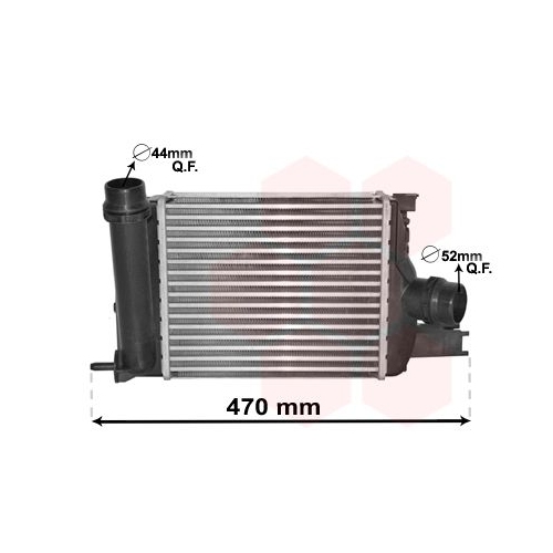 Ladeluftk&uuml;hler VAN WEZEL 15004013 f&uuml;r DACIA