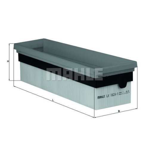 Luftfilter KNECHT LX 1824/1 f&uuml;r BMW, rechts