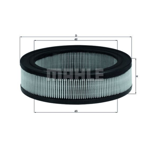Luftfilter KNECHT LX 167 f&uuml;r FORD GMC INNOCENTI ROVER TALBOT
