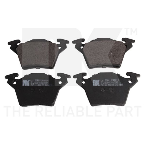 Bremsbelagsatz, Scheibenbremse NK 223341 f&uuml;r MERCEDES-BENZ, Hinterachse