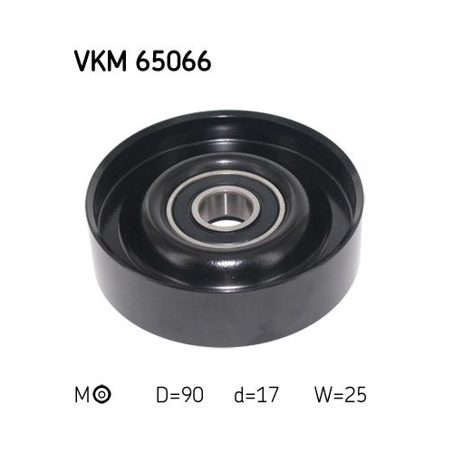Spannrolle, Keilrippenriemen SKF VKM 65066 f&uuml;r HYUNDAI KIA