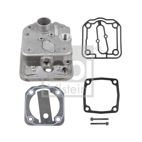 Febi Bilstein 24253 Zylinderkopf f&uuml;r Luftpresser, mit Ventilplatte , 1 St&uuml;ck