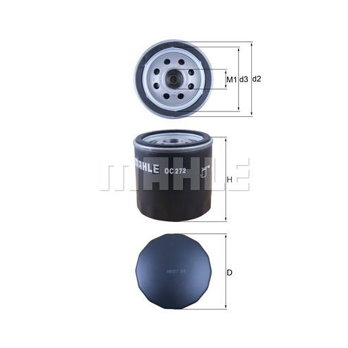 &Ouml;lfilter KNECHT OC 272 f&uuml;r FIAT GMC OPEL VAUXHALL