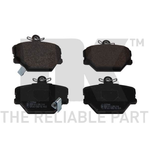 Bremsbelagsatz, Scheibenbremse NK 223344 f&uuml;r SMART, Vorderachse