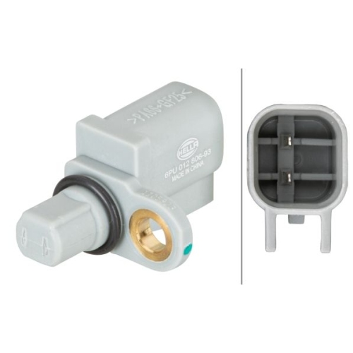 Sensor, Raddrehzahl HELLA 6PU 012 806-931 f&uuml;r FORD, Hinterachse, links, rechts