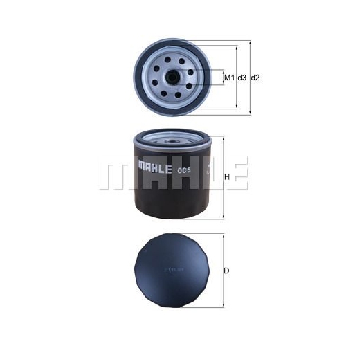&Ouml;lfilter KNECHT OC 5 f&uuml;r CITRO&Euml;N FORD GMC PEUGEOT TALBOT DEUTZ