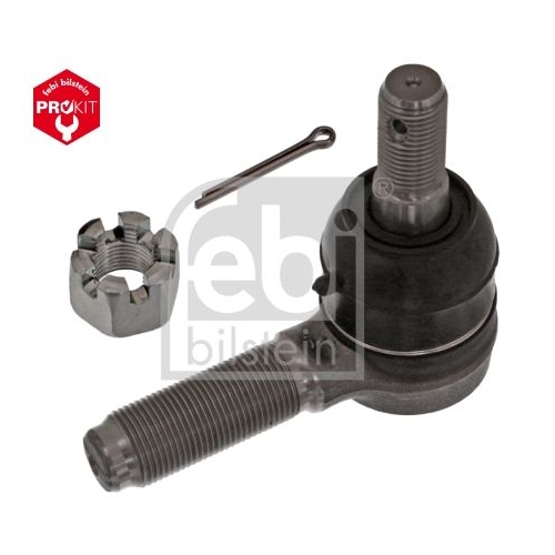 Febi Bilstein 43345 Spurstangenendst&uuml;ck mit Kronenmutter und Splint , 1 St&uuml;ck