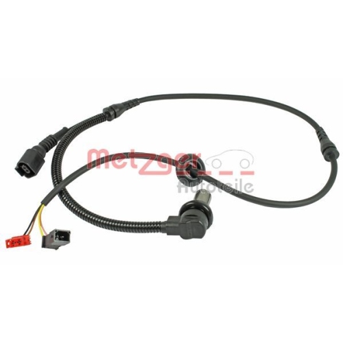 Sensor, Raddrehzahl METZGER 0900065 GREENPARTS f&uuml;r VAG, Vorderachse links