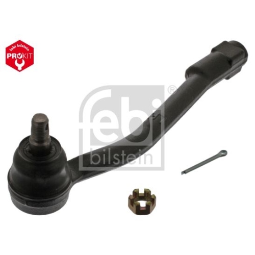 Febi Bilstein 41931 Spurstangenendst&uuml;ck mit Kronenmutter und Splint , 1 St&uuml;ck