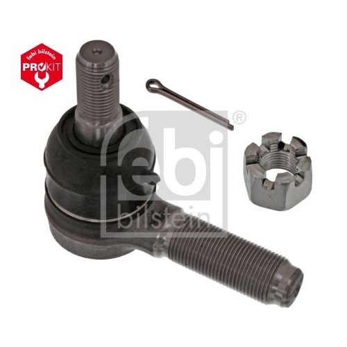 Febi Bilstein 43346 Spurstangenendst&uuml;ck mit Kronenmutter und Splint , 1 St&uuml;ck