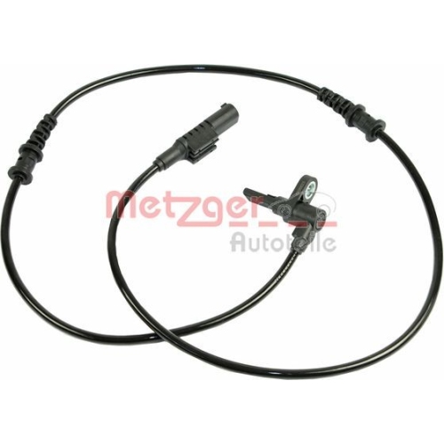 Sensor, Raddrehzahl METZGER 0900193 f&uuml;r MERCEDES-BENZ VW, Vorderachse beidseitig