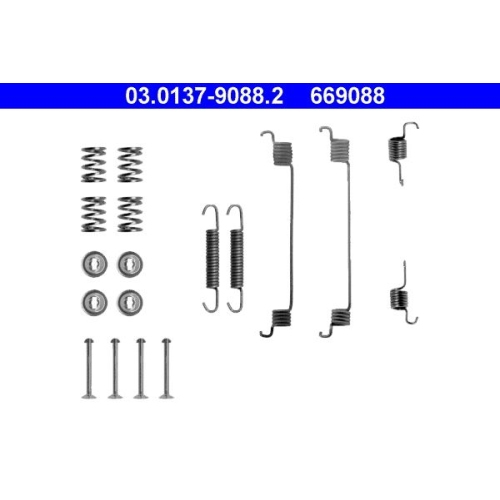 Zubeh&ouml;rsatz, Bremsbacken ATE 03.0137-9088.2 f&uuml;r FIAT PEUGEOT RENAULT