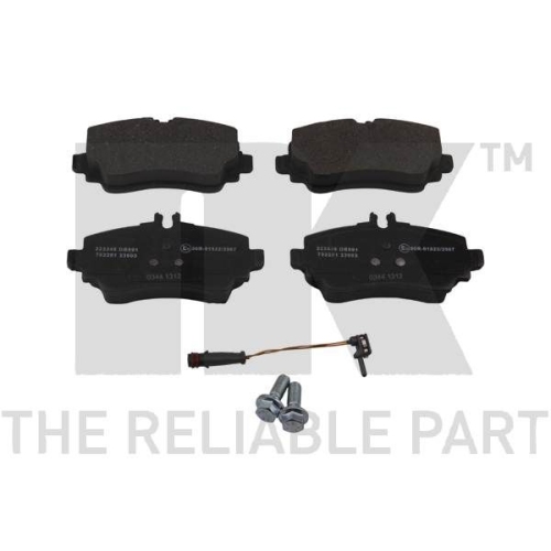 Bremsbelagsatz, Scheibenbremse NK 223349 f&uuml;r MERCEDES-BENZ, Vorderachse