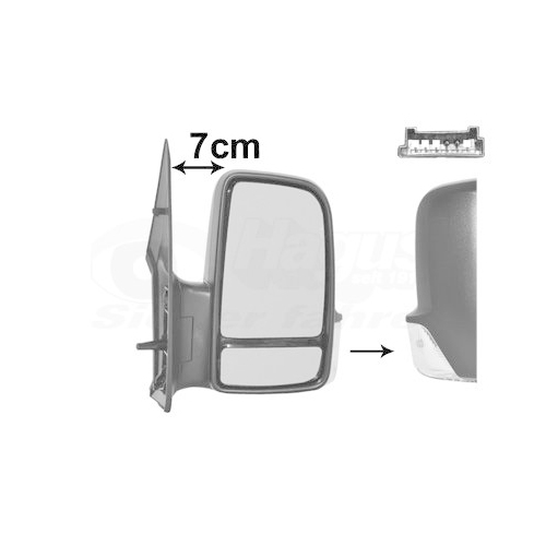 Au&szlig;enspiegel VAN WEZEL 5862802 * HAGUS * f&uuml;r VW, rechts