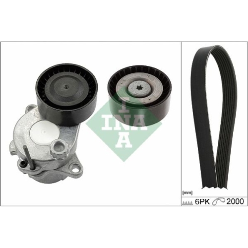 Keilrippenriemensatz INA 529 0343 10 f&uuml;r MERCEDES-BENZ