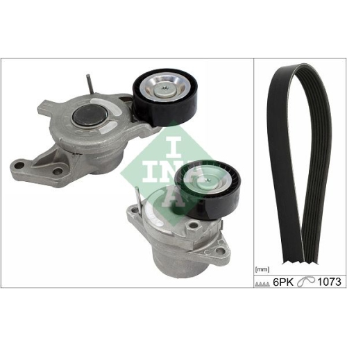 Keilrippenriemensatz INA 529 0360 10 f&uuml;r CITRO&Euml;N OPEL PEUGEOT VAUXHALL DS