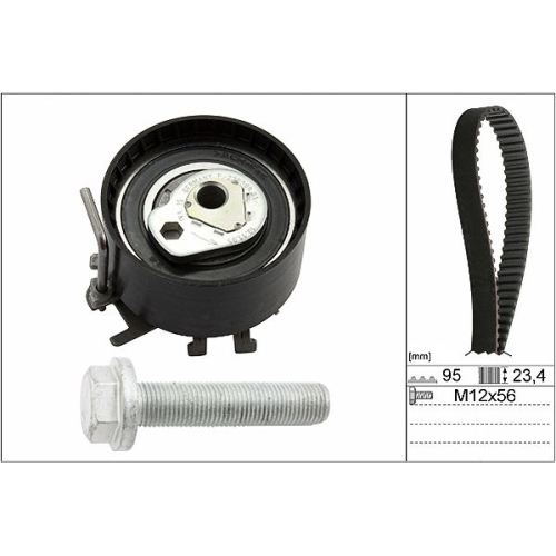 Zahnriemensatz INA 530 0195 10 f&uuml;r NISSAN RENAULT