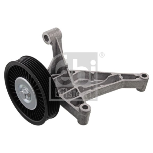 Febi Bilstein 100099 Umlenkrolle mit Halter, f&uuml;r Keilrippenriemen , 1 St&uuml;ck