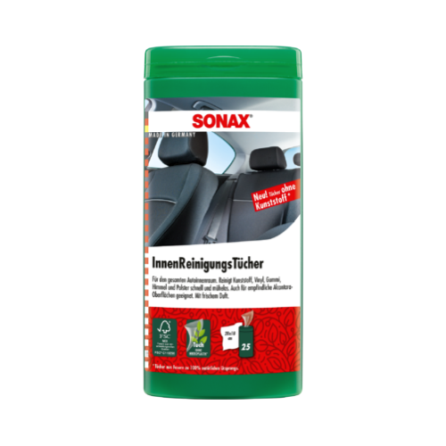SONAX 04122000 Innenreinigungst&uuml;cher Box 1x25 St&uuml;ck