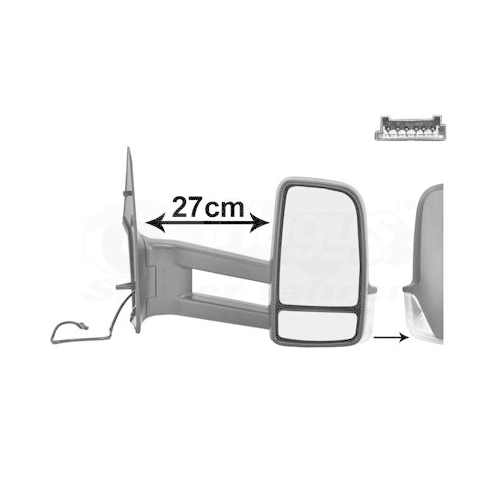 Au&szlig;enspiegel VAN WEZEL 5862826 * HAGUS * f&uuml;r VW, rechts
