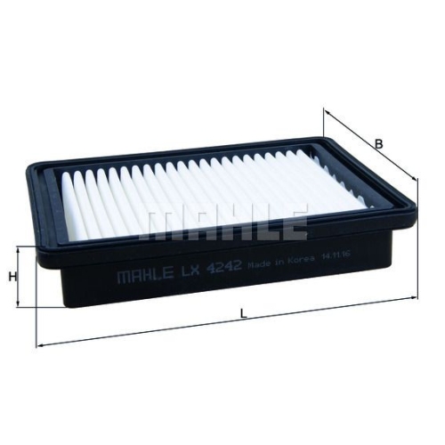 Luftfilter KNECHT LX 4242 f&uuml;r GMC OPEL GENERAL MOTORS
