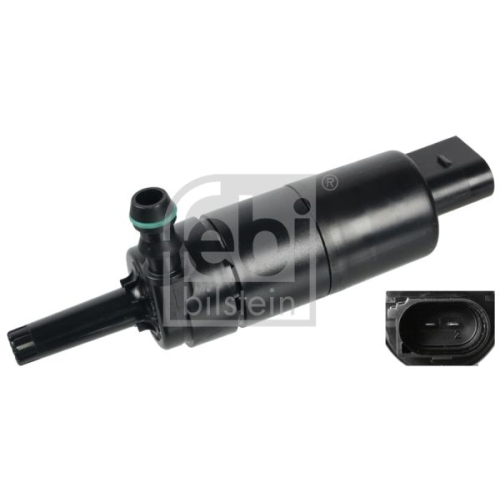 Febi Bilstein 108945 Waschwasserpumpe f&uuml;r Scheibenreinigungsanlage, 1 St&uuml;ck