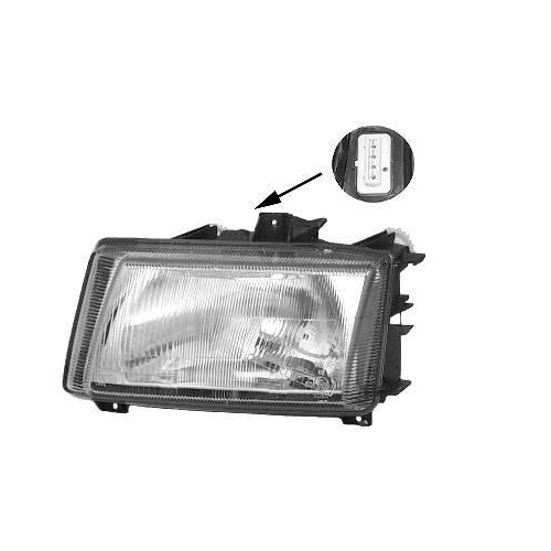 Hauptscheinwerfer VAN WEZEL 5826961 f&uuml;r VW, links