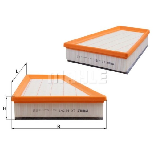 Luftfilter KNECHT LX 1819/1 f&uuml;r RENAULT