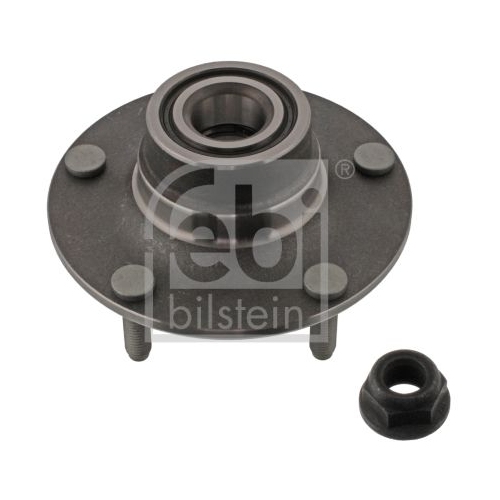 Febi Bilstein 45355 Radlagersatz mit Radnabe und Achsmutter , 1 St&uuml;ck