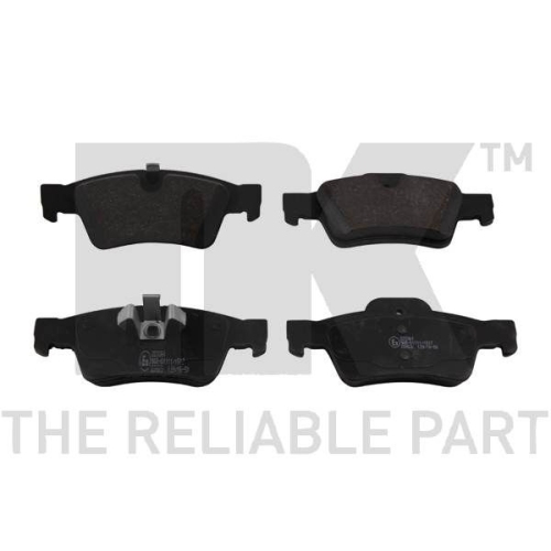 Bremsbelagsatz, Scheibenbremse NK 223361 f&uuml;r MERCEDES-BENZ, Hinterachse