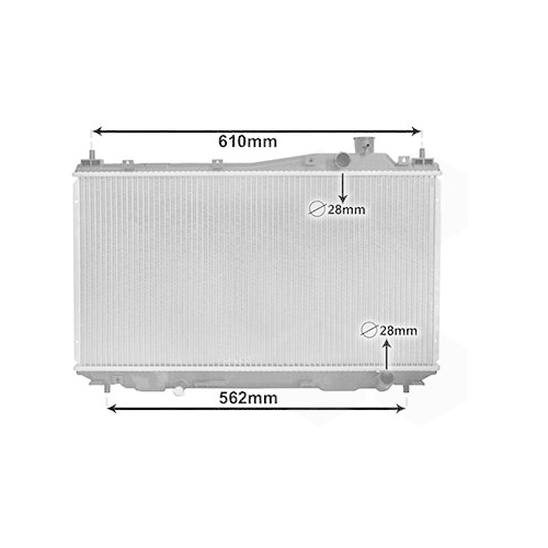 K&uuml;hler, Motork&uuml;hlung VAN WEZEL 25002113 *** IR PLUS *** f&uuml;r HONDA