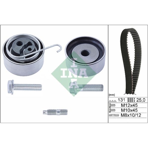 Zahnriemensatz INA 530 0338 10 f&uuml;r OPEL VAUXHALL CHEVROLET GENERAL MOTORS
