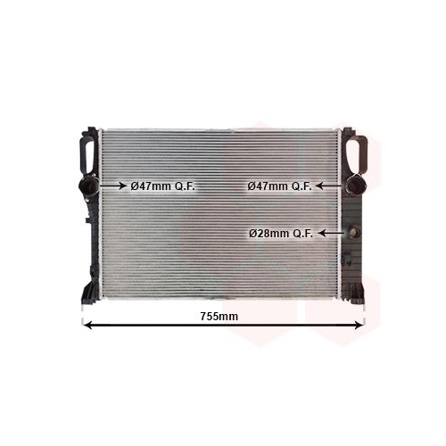 K&uuml;hler, Motork&uuml;hlung VAN WEZEL 30002459 f&uuml;r MERCEDES-BENZ