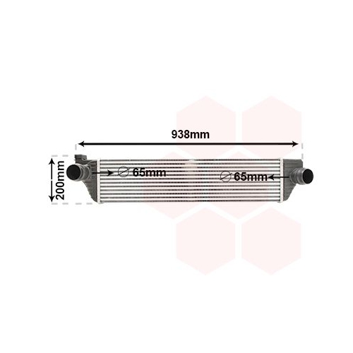 Ladeluftk&uuml;hler VAN WEZEL 43004498 f&uuml;r RENAULT