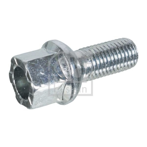 Febi Bilstein 1x 06963 Radschraube f&uuml;r Stahl- und Leichtmetallfelge Silber